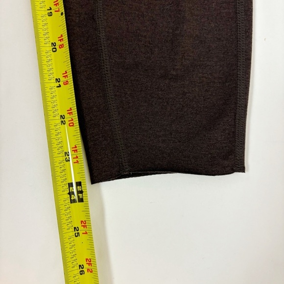 WellBeing + BeingWell LoungeWell Ashe 7/8 Legging in Chocolate Brown Size M - Picture 10 of 10